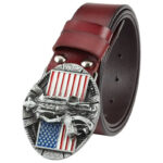 boucle ceinture western cuir