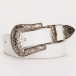 ceinture western blanche chic