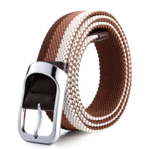 ceinture tressée élastique homme