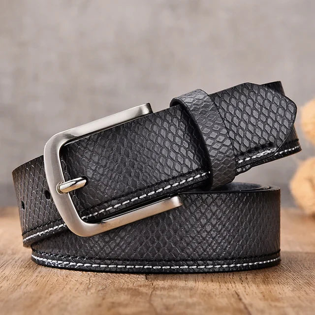ceinture cuir crocodile Reynold