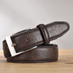 ceinture cuir noir