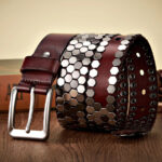 ceinture cloutée homme