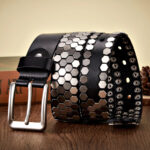 ceinture tendance cloutée