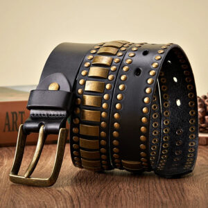 Ceinture Cloutée Homme Augusta