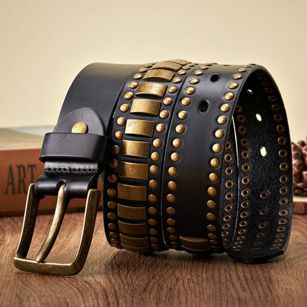 Ceinture Cloutée Homme Augusta