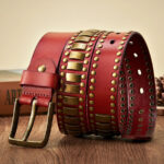 Style rock ceinture homme