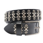 ceinture cuir et clous