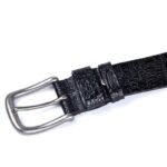 élégante ceinture crocodile