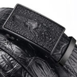 ceinture luxe crocodile