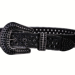 accessoire mode ceinture cloutée
