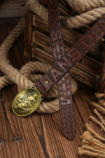 Ceinture marron élégante