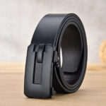 Cuir véritable ceinture Lambert