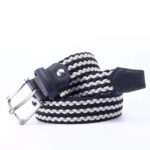 style élégant ceinture tressée