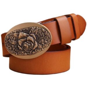 Ceinture Western Marron femme