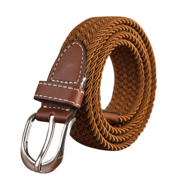 ceinture tressée élastique homme