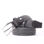 ceinture tressée élastique homme
