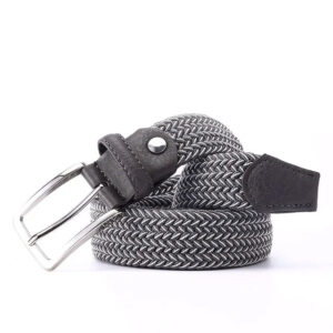 ceinture tressée élastique homme
