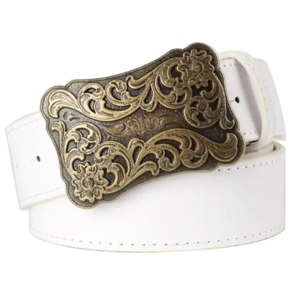 ceinture country blanche