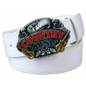 Ceinture Western Country en sangle simili