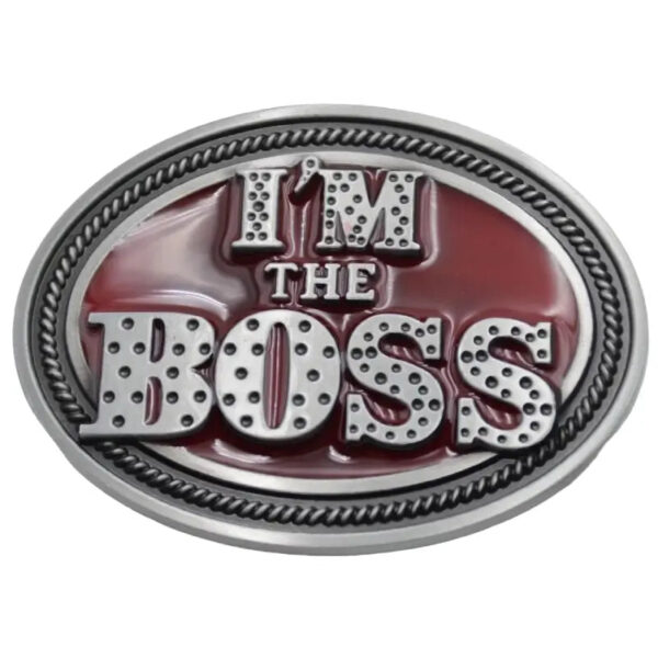 boucle de ceinture style western I'm the Boss