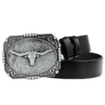 Ceinture cowboy cuir homme