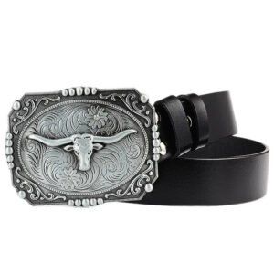 Ceinture cowboy cuir homme