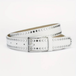 ceinture cuir cloutée