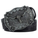 ceinture western noire