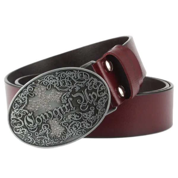 ceinture western cuir femme