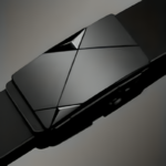 ceinture en cuir noir homme