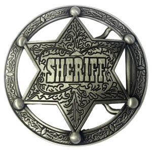 boucle de ceinture cowboy ronde