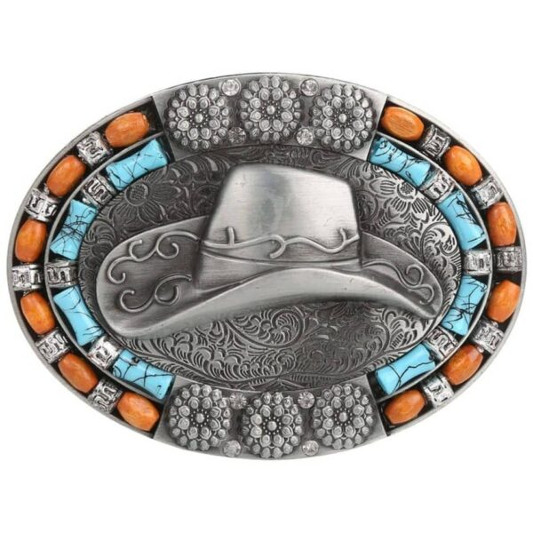 boucle ceinture chapeau cowboy