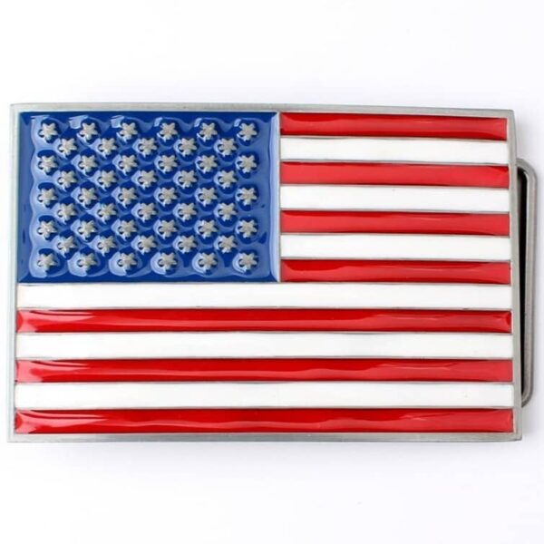 boucle ceinture drapeau américain