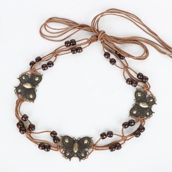 ceinture à nouer en corde de coton