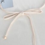 ceinture en coton ciré