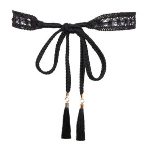 ceinture à nouer en dentelle