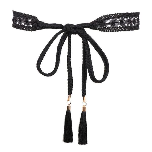 ceinture à nouer en dentelle