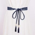 style chic ceinture dentelle