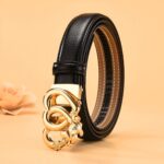 élégante ceinture en cuir