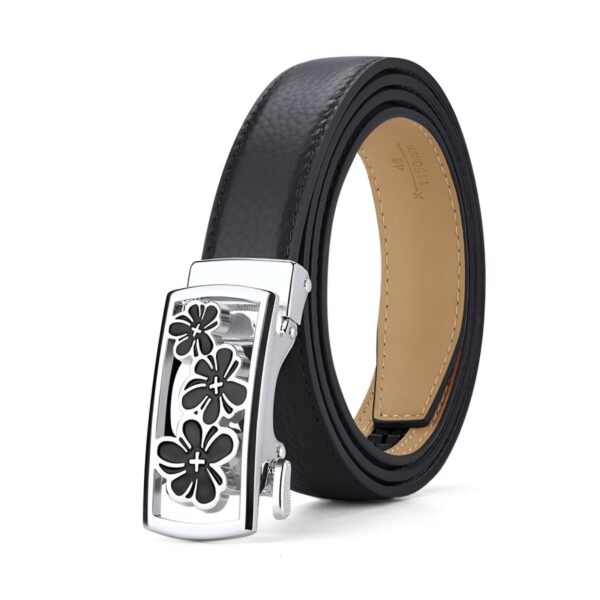 ceinture automatique cuir grainé