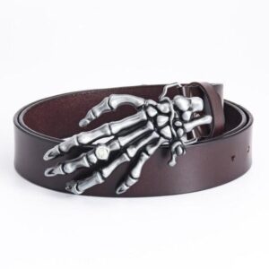 Ceinture avec main de squelette