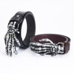 Ceinture cuir style Hellcollar