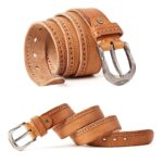 Ceinture camel cuir homme
