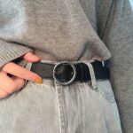 modèle Murielle ceinture boucle argentée