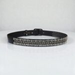 ceinture métal et cuir