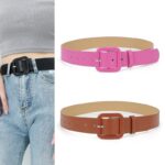 ceinture avec boucle en métal
