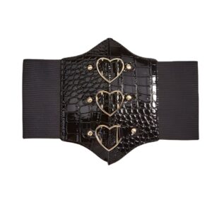 ceinture corset boucle cœur