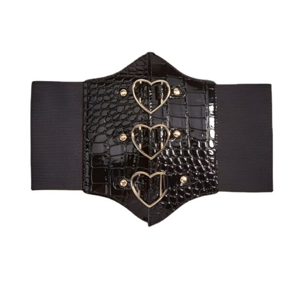 ceinture corset boucle cœur