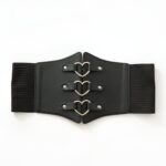 ceinture corset à boucles en cœur