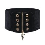 ceinture corset fermeture éclair triangle